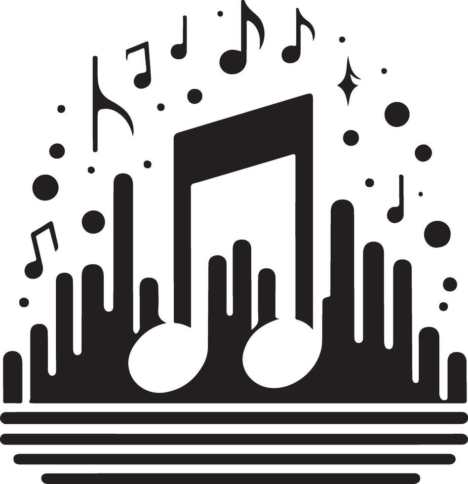Audio Speakers Silhouettes. Retro audio equipment. clipart isolated on white vector