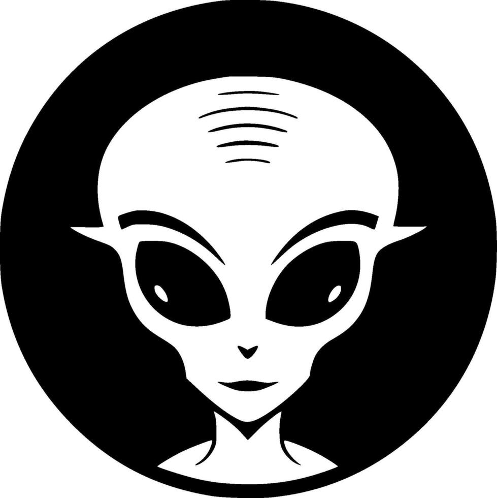 Alien - High Quality Logo - illustration ideal for T-shirt graphic vector