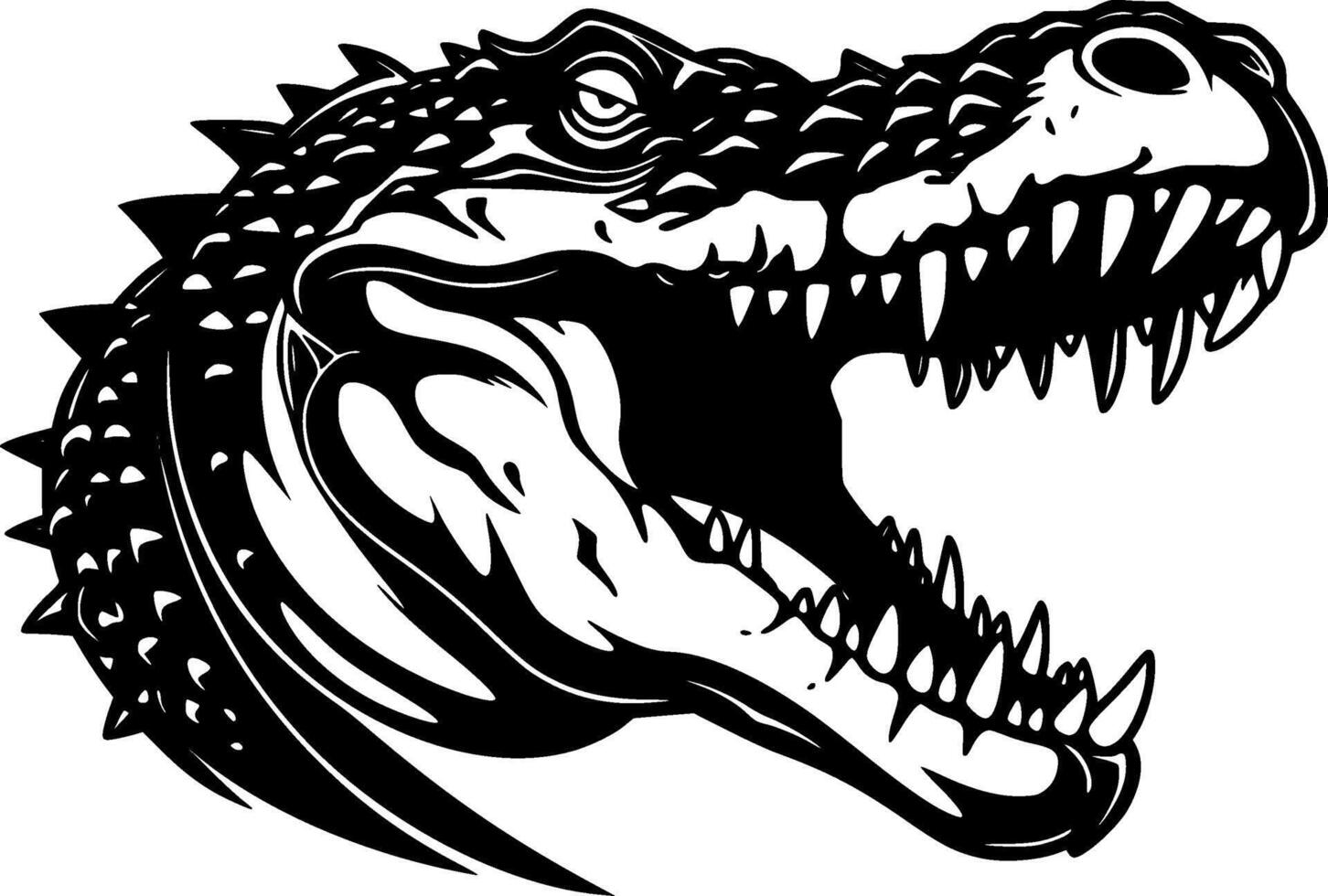 Alligator - High Quality Logo - illustration ideal for T-shirt graphic vector