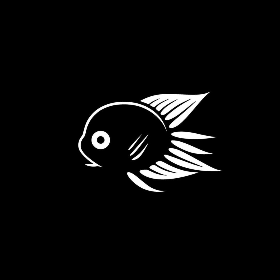 Angelfish - High Quality Logo - illustration ideal for T-shirt graphic vector