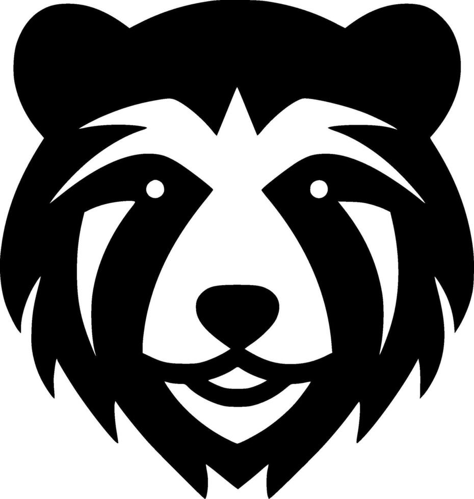 Bear - Minimalist and Flat Logo - illustration vector