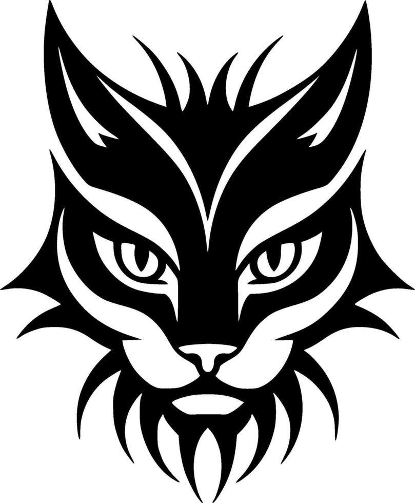 Cat, Minimalist and Simple Silhouette - illustration vector