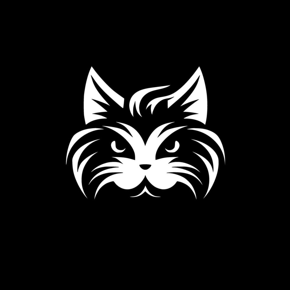 Cat, Minimalist and Simple Silhouette - illustration vector
