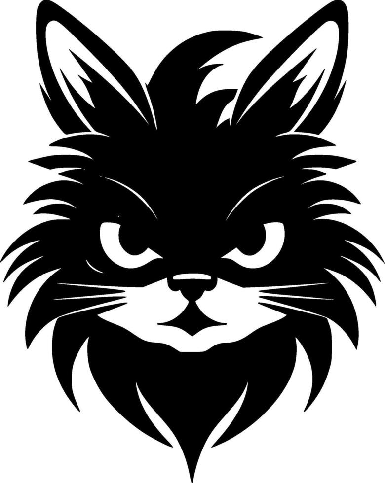 Cat, Minimalist and Simple Silhouette - illustration vector