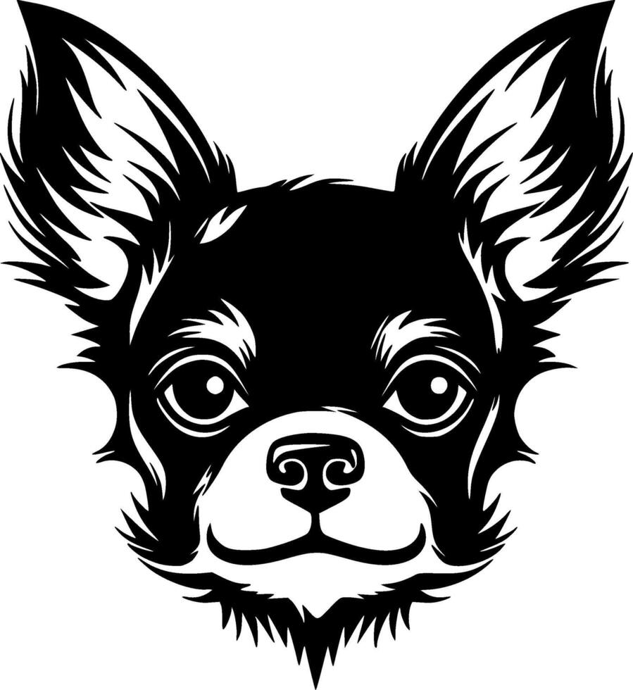 Chihuahua - Minimalist and Flat Logo - illustration vector