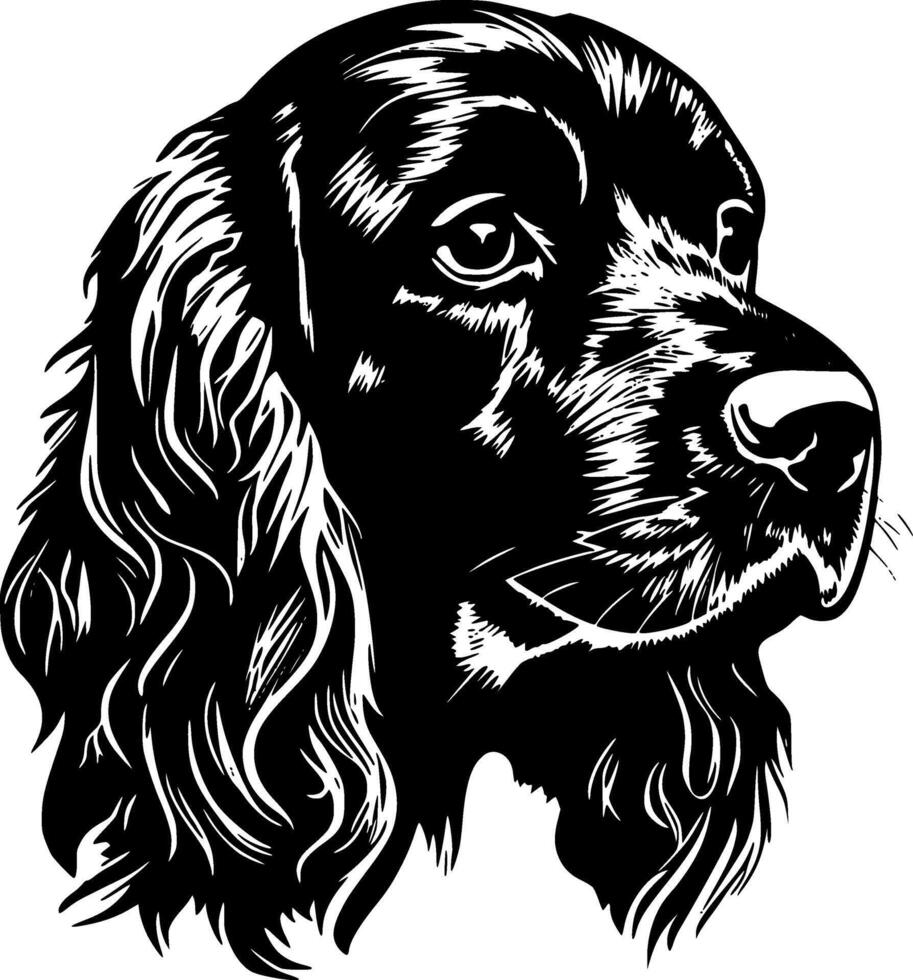 Cocker Spaniel - High Quality Logo - illustration ideal for T-shirt graphic vector