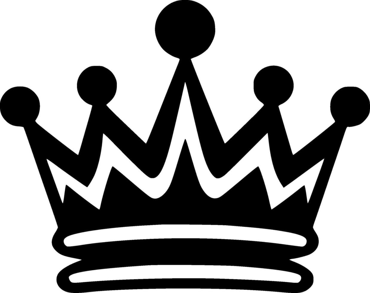 Crown - High Quality Logo - illustration ideal for T-shirt graphic vector