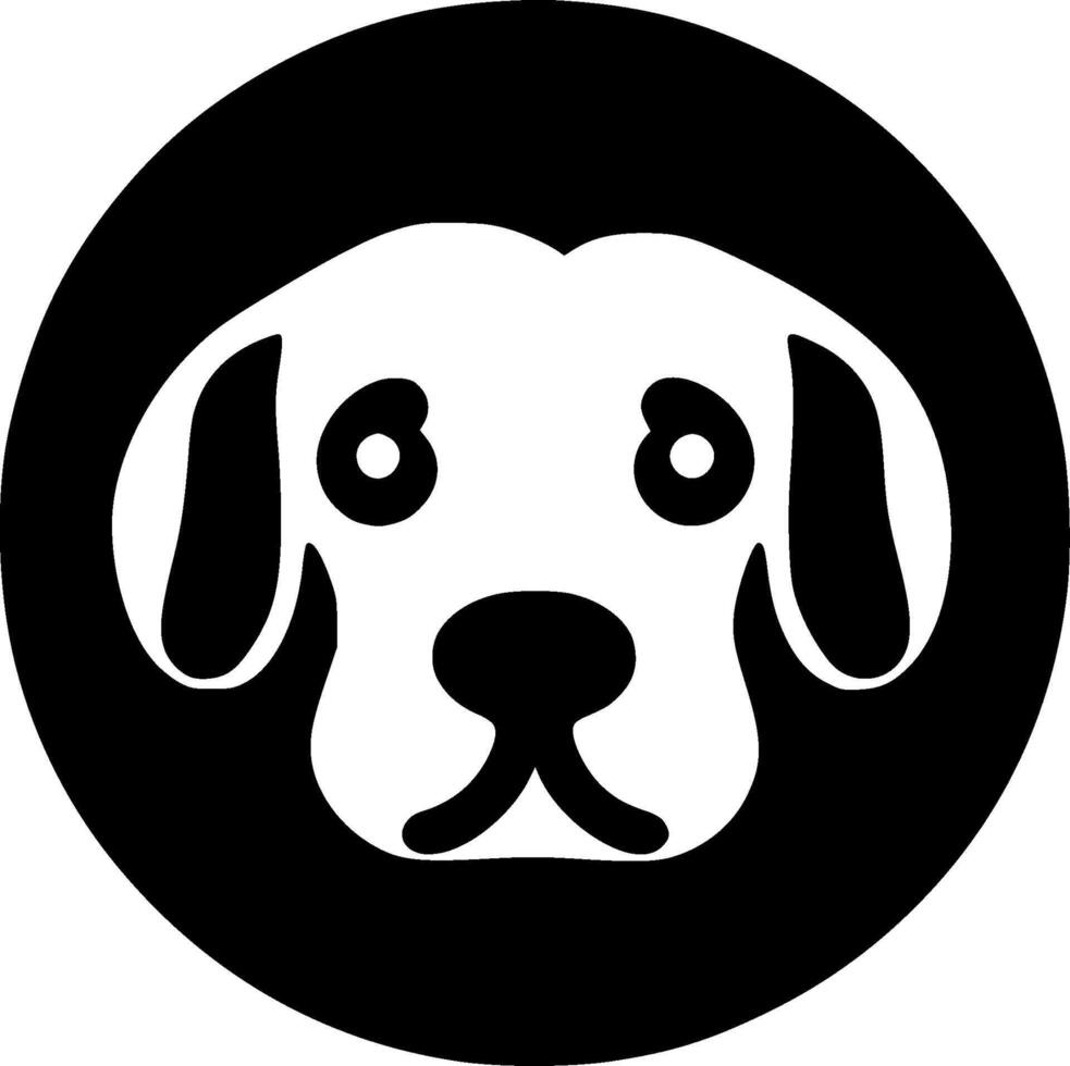 Dog - Minimalist and Flat Logo - illustration vector