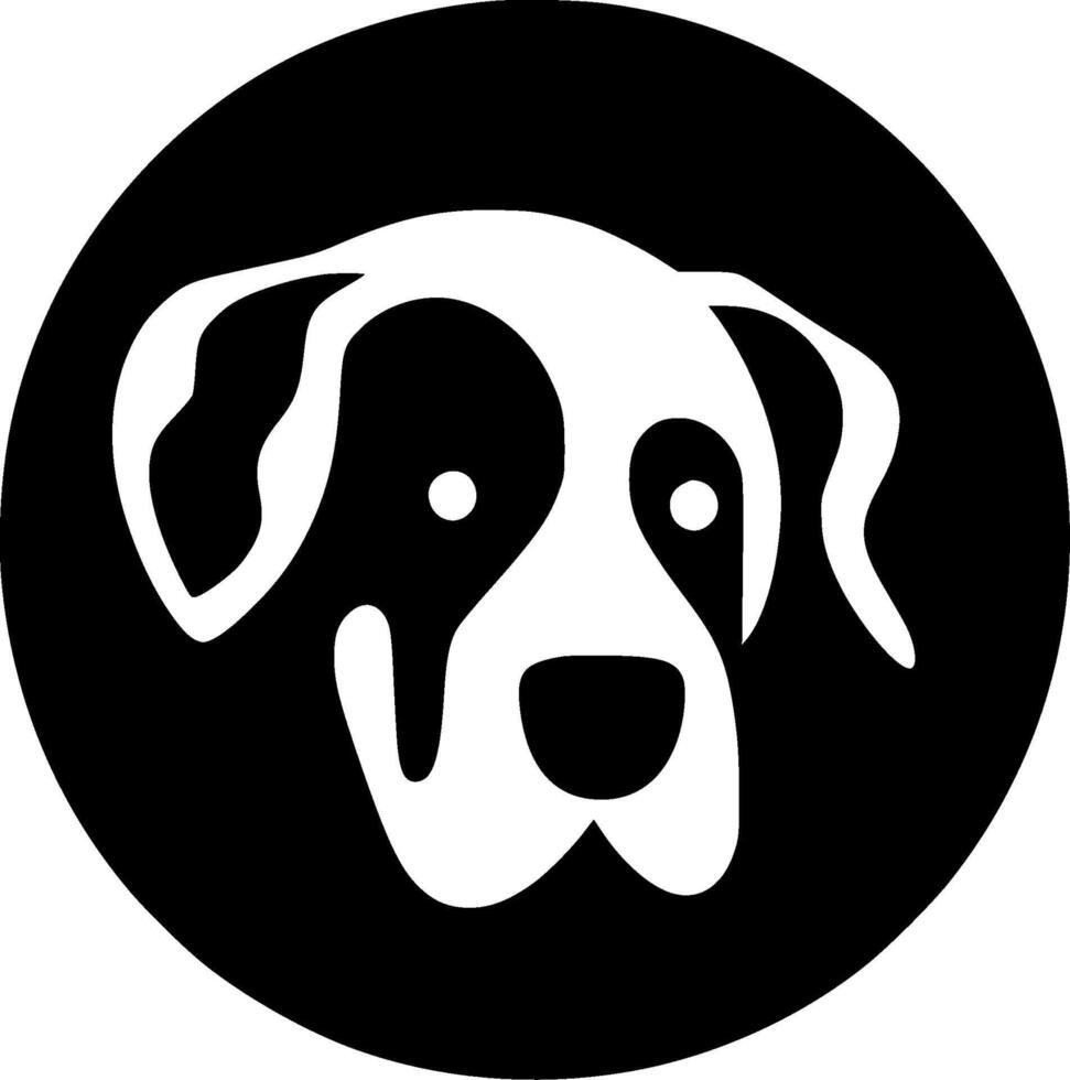 Dog - Minimalist and Flat Logo - illustration vector