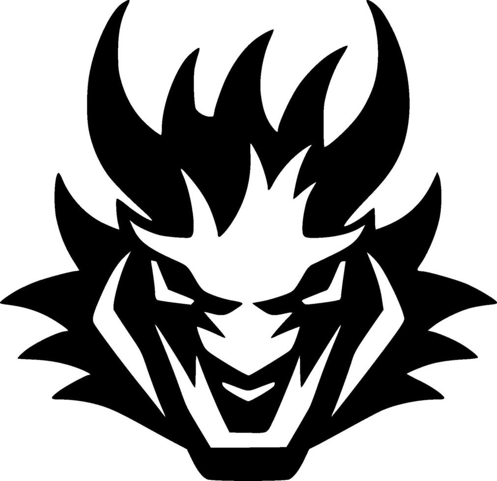 Dragon - Minimalist and Flat Logo - illustration vector