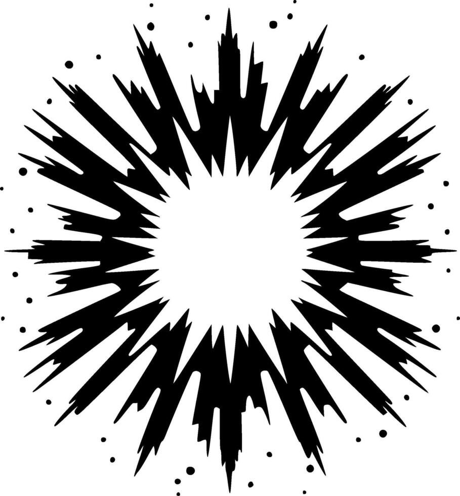 Explosion - High Quality Logo - illustration ideal for T-shirt graphic vector