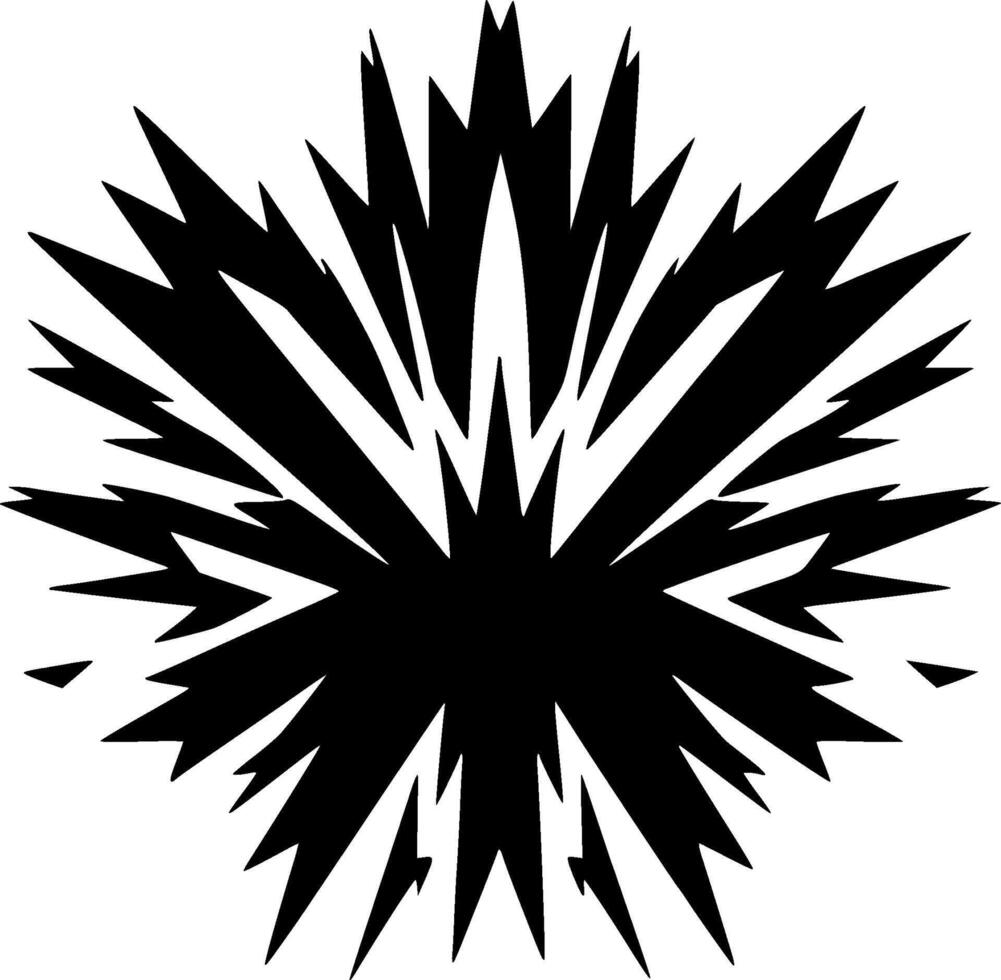 Explosion - Minimalist and Flat Logo - illustration vector