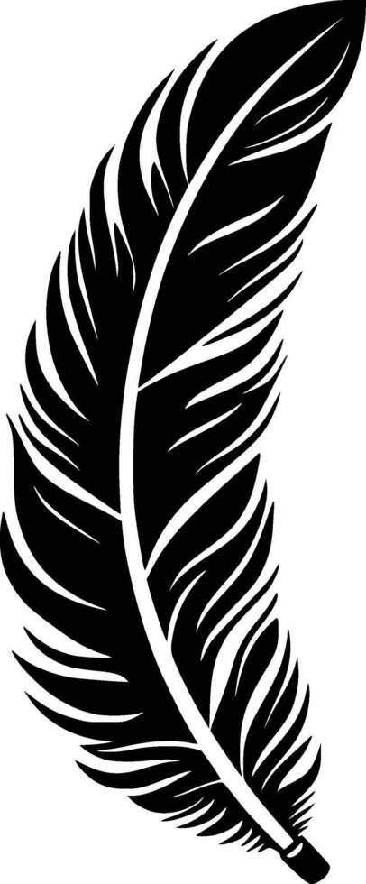 Feather - High Quality Logo - illustration ideal for T-shirt graphic vector
