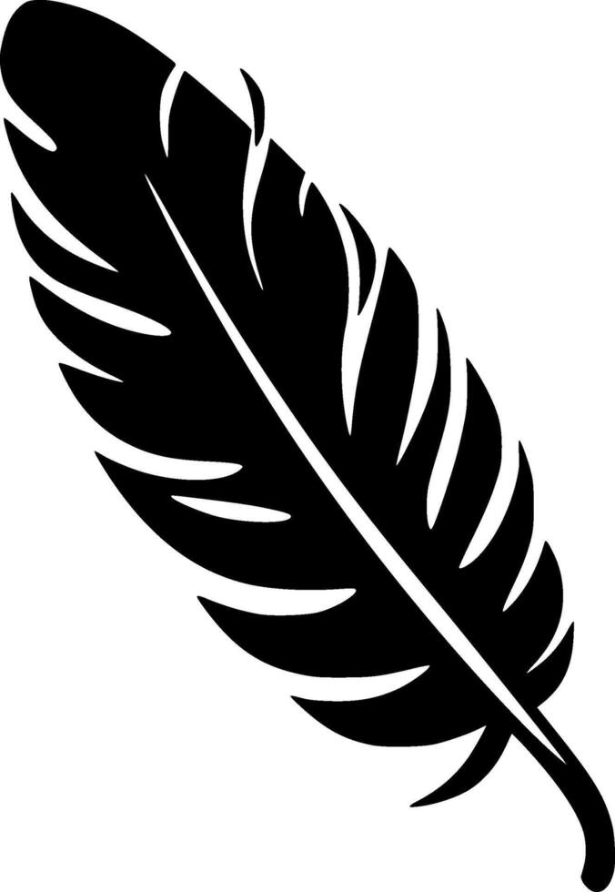 Feather - High Quality Logo - illustration ideal for T-shirt graphic vector