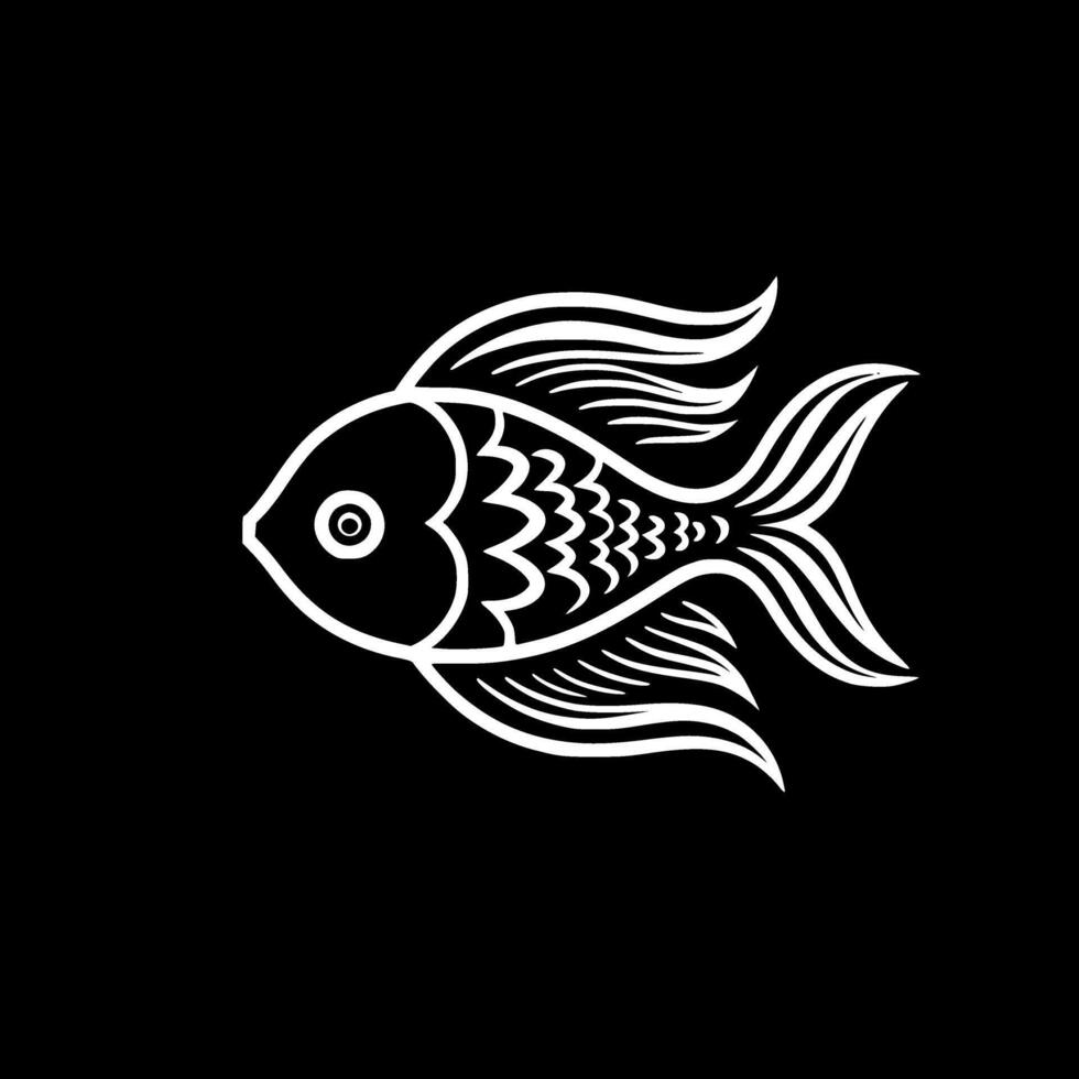 Fish - High Quality Logo - illustration ideal for T-shirt graphic vector