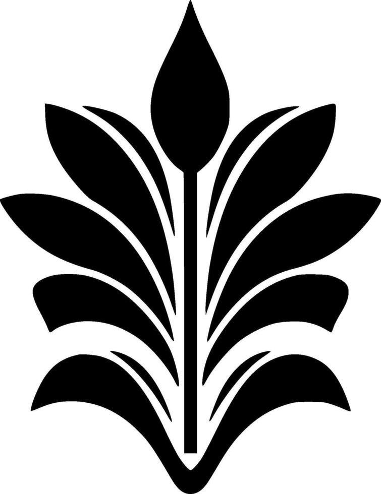 Flower - Minimalist and Flat Logo - illustration vector