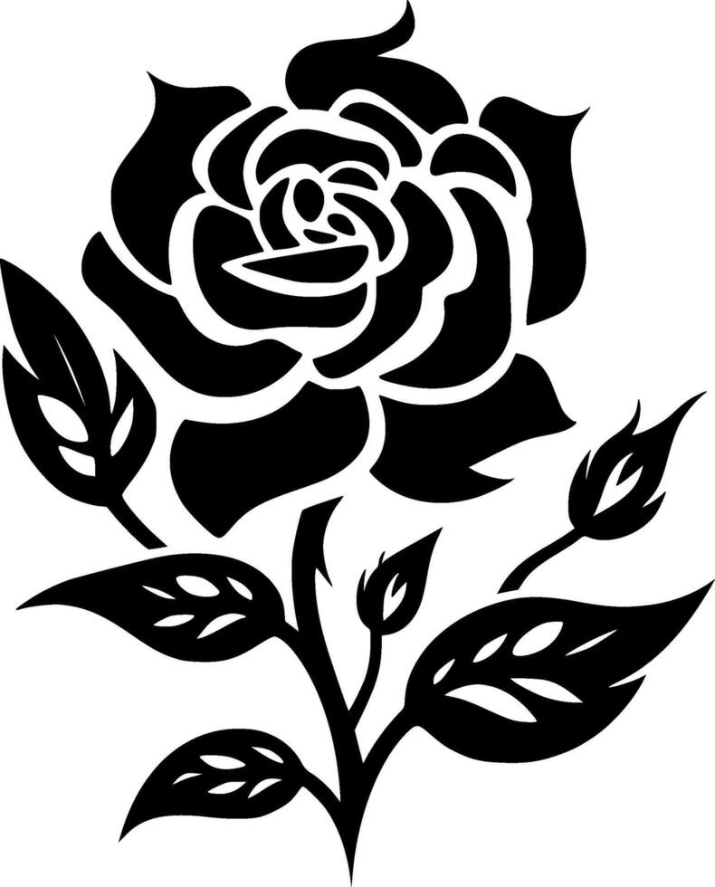 Flower - Minimalist and Flat Logo - illustration vector