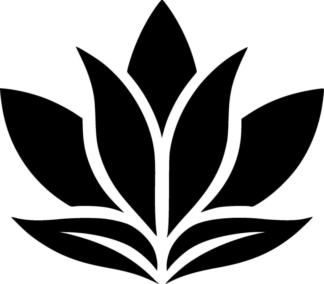 Flower, Minimalist and Simple Silhouette - illustration vector