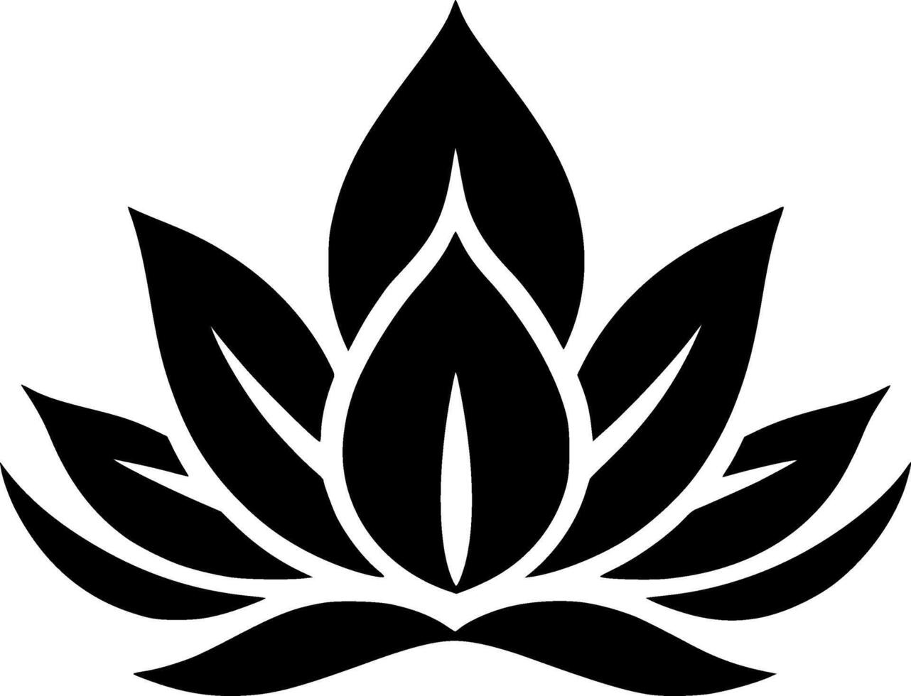 Flower, Minimalist and Simple Silhouette - illustration vector