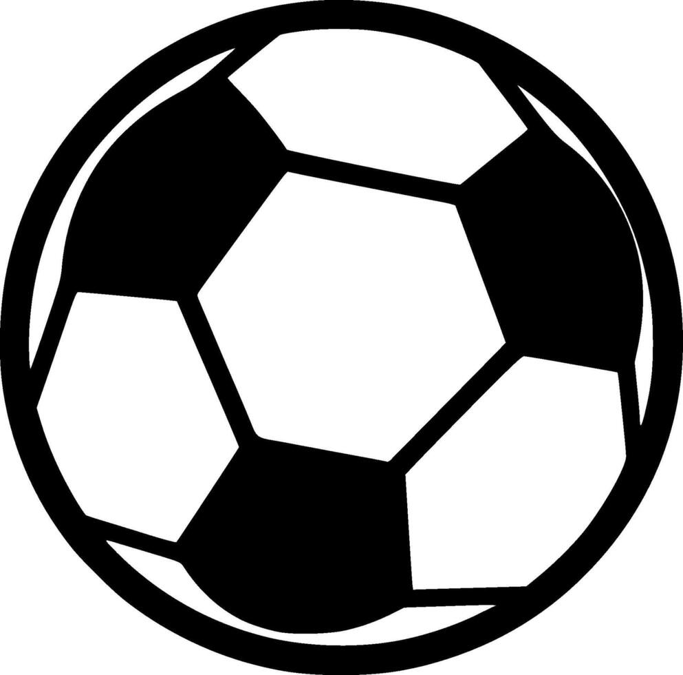 Football - Minimalist and Flat Logo - illustration vector