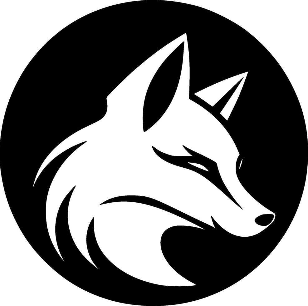 Fox - Minimalist and Flat Logo - illustration vector