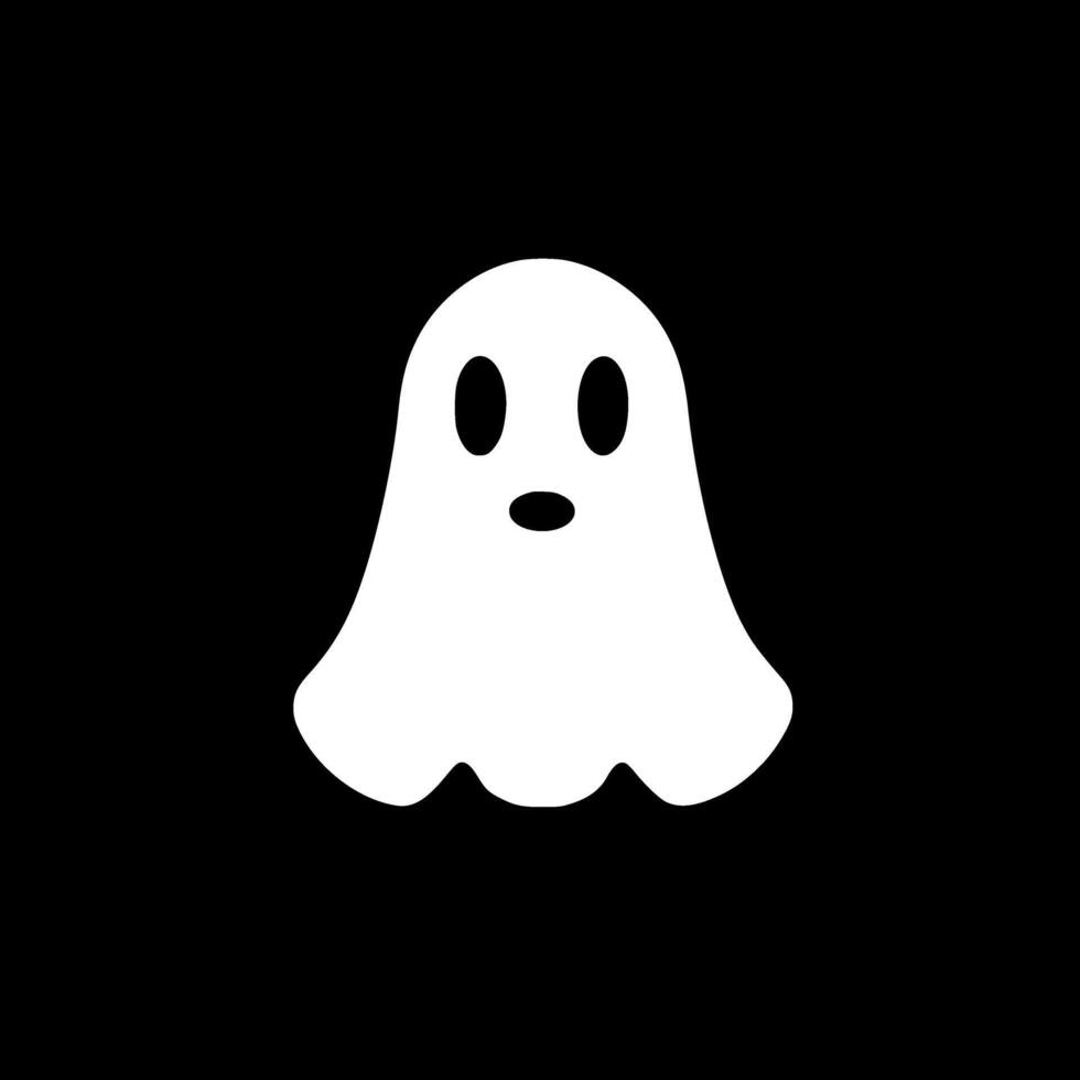 Ghost - Minimalist and Flat Logo - illustration vector