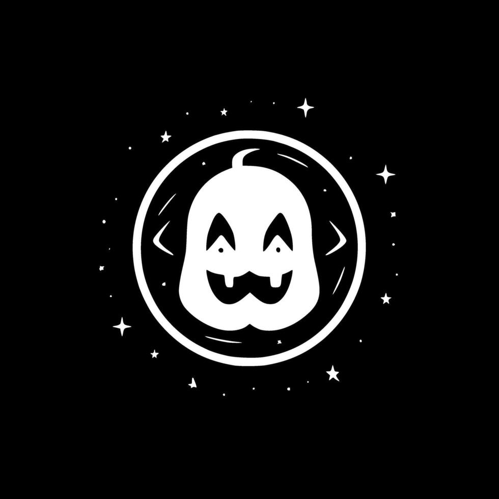 Halloween, Minimalist and Simple Silhouette - illustration vector