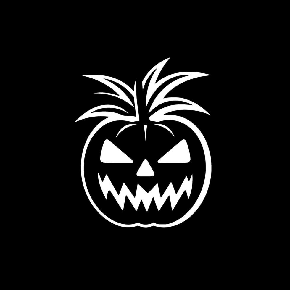 Halloween, Minimalist and Simple Silhouette - illustration vector