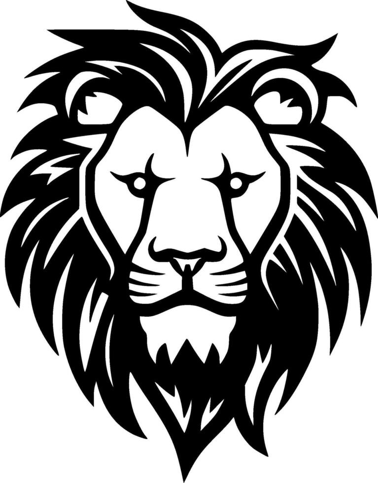 Lion - Minimalist and Flat Logo - illustration vector