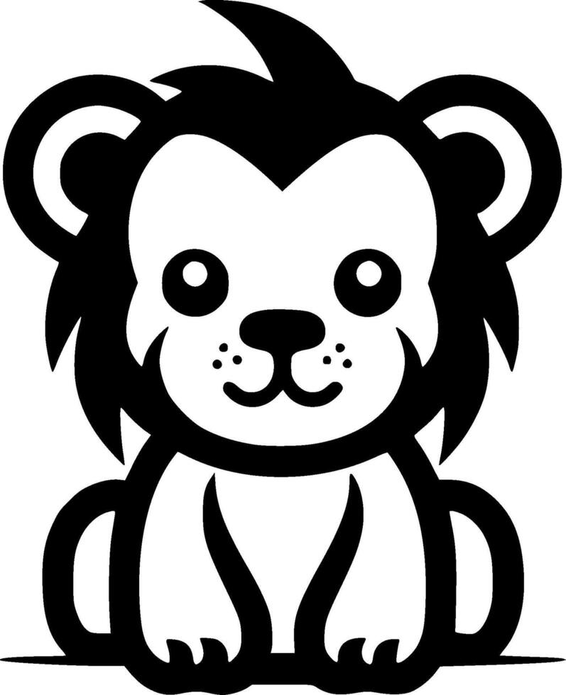 Lion Baby - High Quality Logo - illustration ideal for T-shirt graphic vector