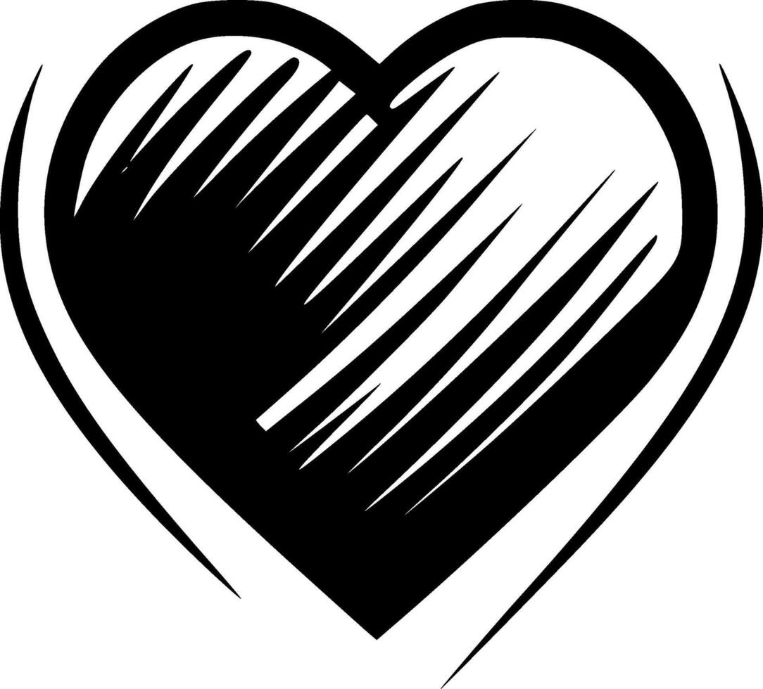 Love Heart - High Quality Logo - illustration ideal for T-shirt graphic vector
