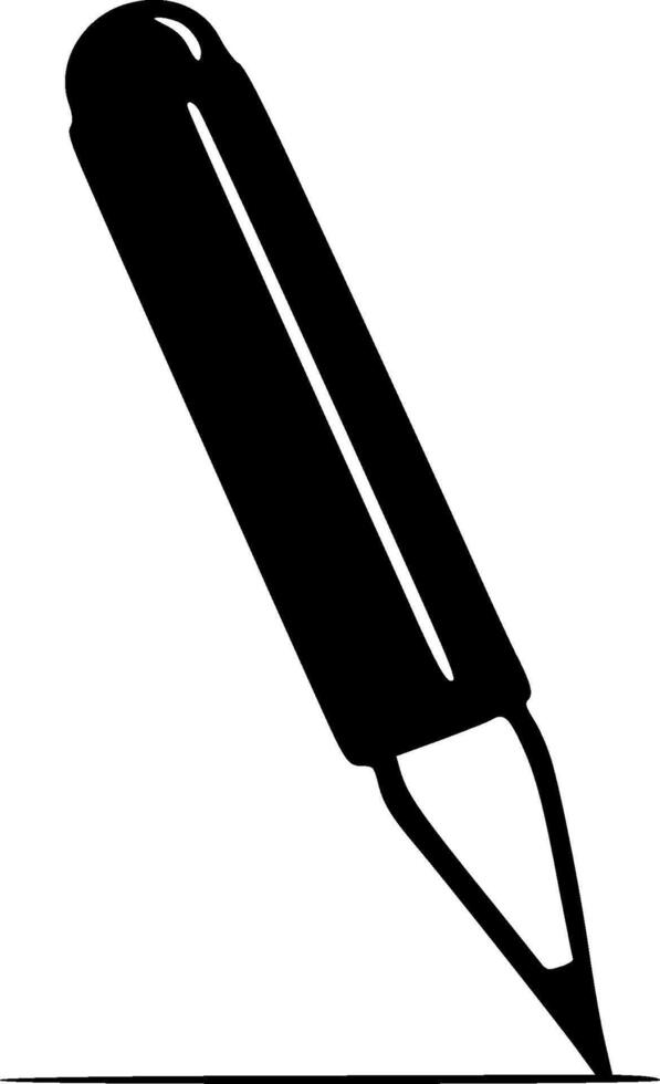 Pen - Minimalist and Flat Logo - illustration vector