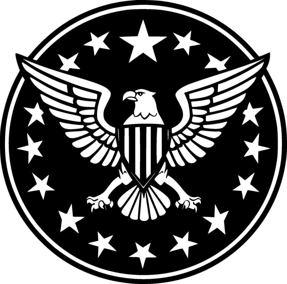 Pentagon, Black and White illustration vector