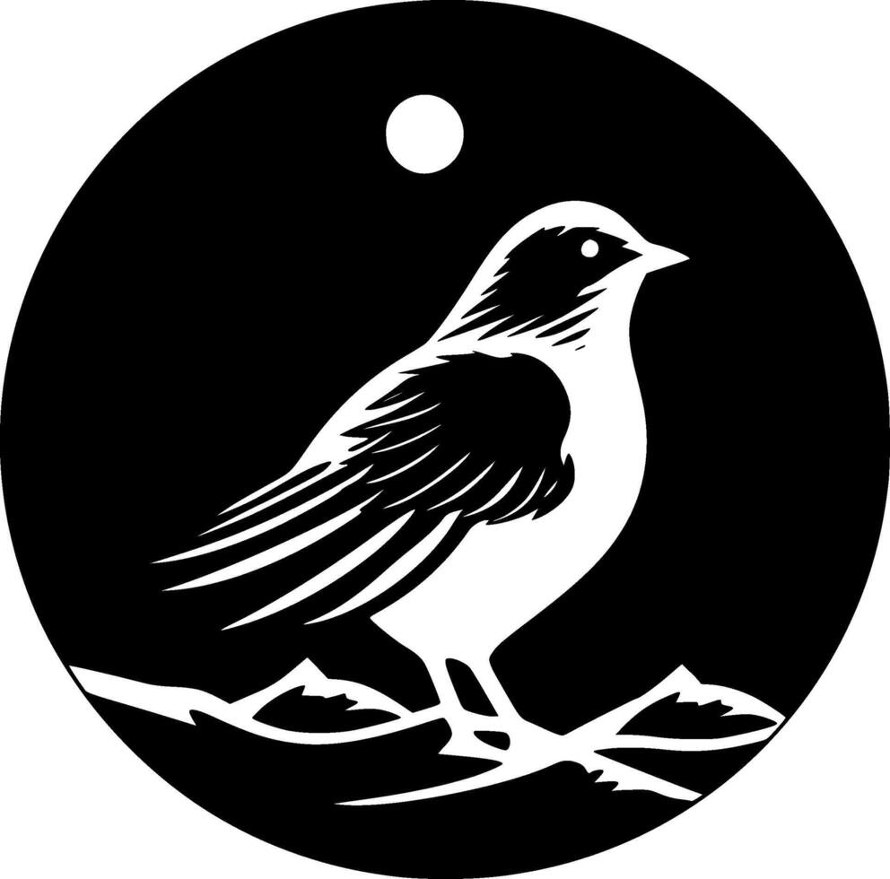 Pigeon, Minimalist and Simple Silhouette - illustration vector