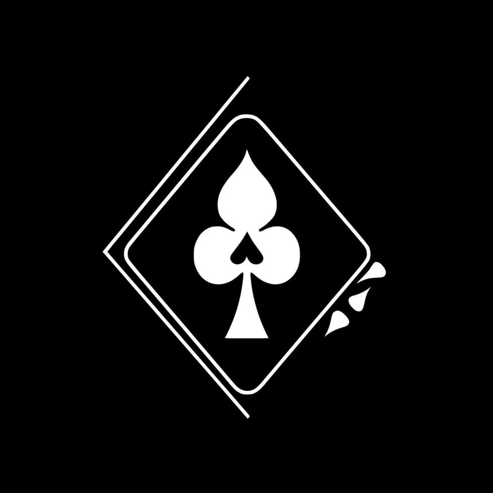 Playing - Black and White Isolated Icon - illustration vector