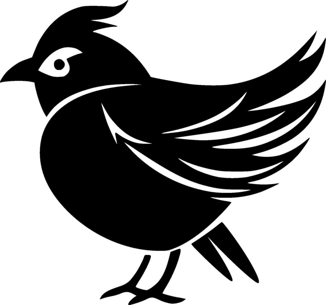 Pigeon, Minimalist and Simple Silhouette - illustration vector