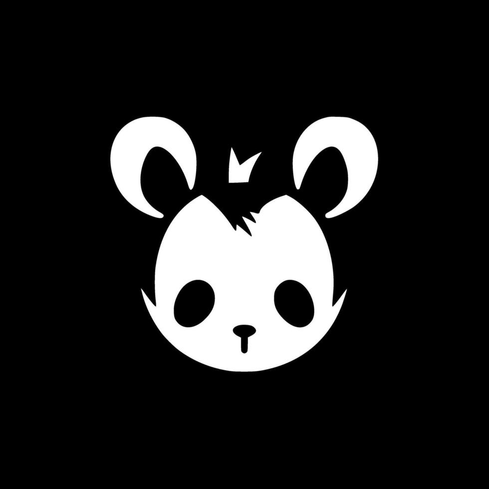 Rabbit, Minimalist and Simple Silhouette - illustration vector
