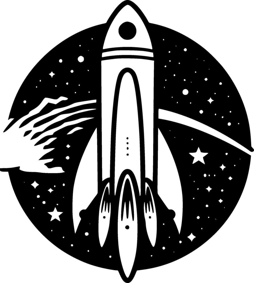 Rocket - High Quality Logo - illustration ideal for T-shirt graphic vector