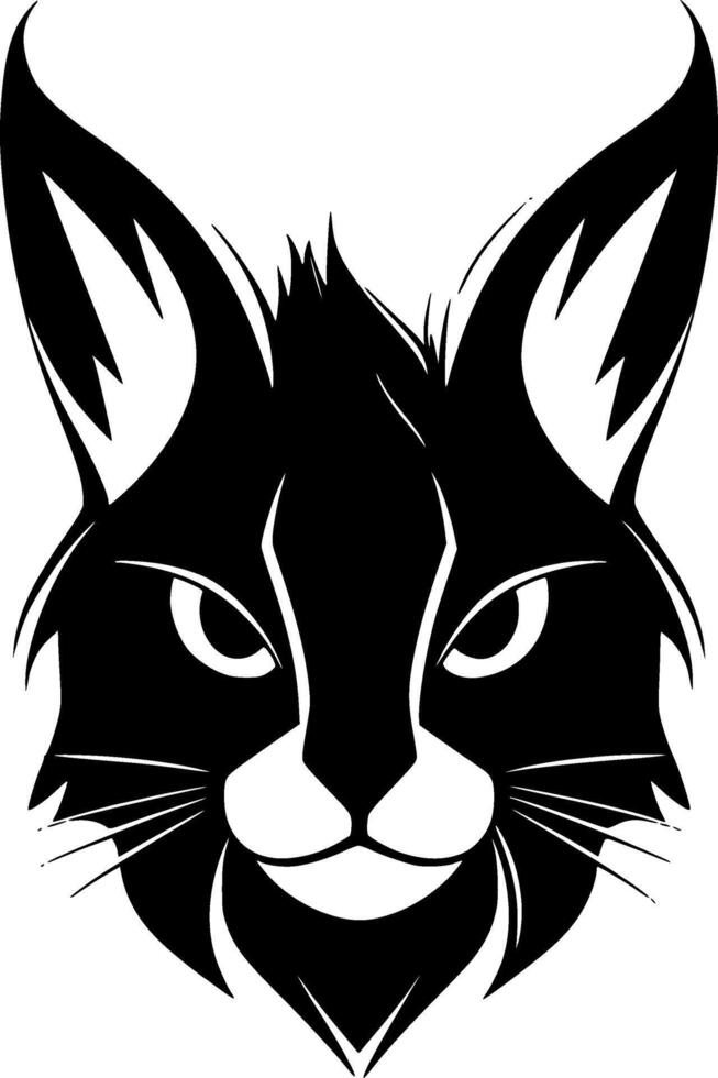 Siamese, Minimalist and Simple Silhouette - illustration vector