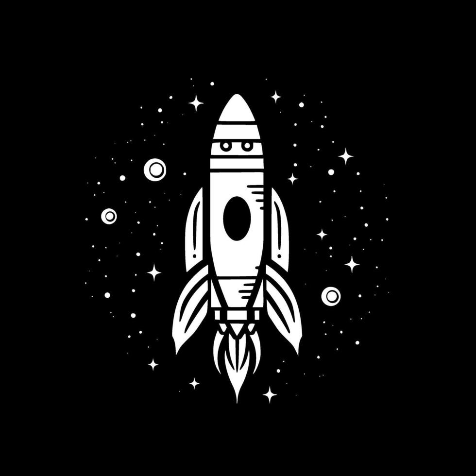 Space - Minimalist and Flat Logo - illustration vector