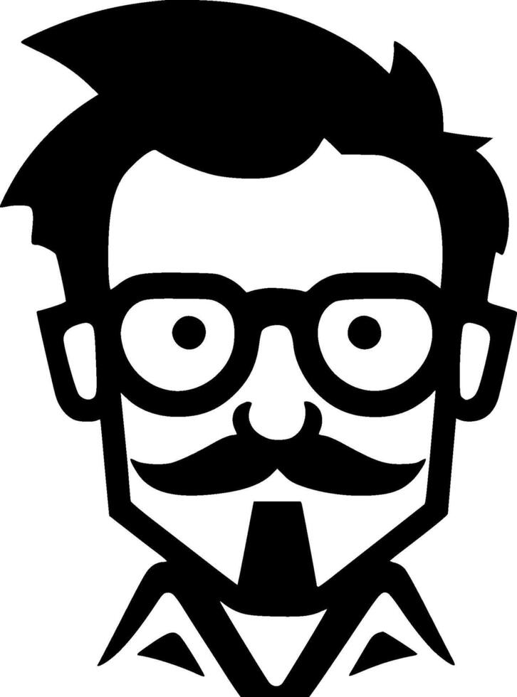 Teacher, Minimalist and Simple Silhouette - illustration vector