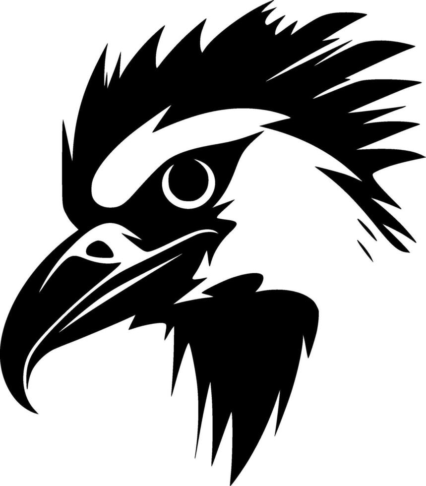 Vulture, Minimalist and Simple Silhouette - illustration vector