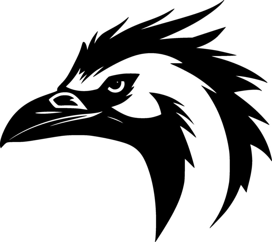 Vulture, Minimalist and Simple Silhouette - illustration vector