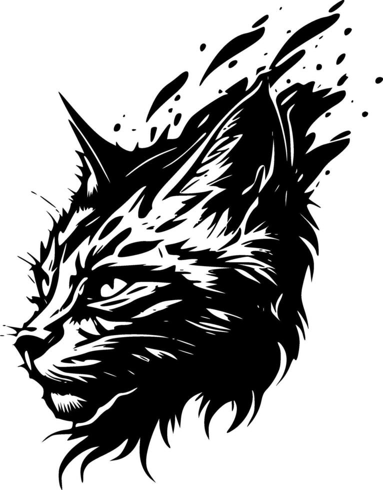 Wildcat - Minimalist and Flat Logo - illustration vector