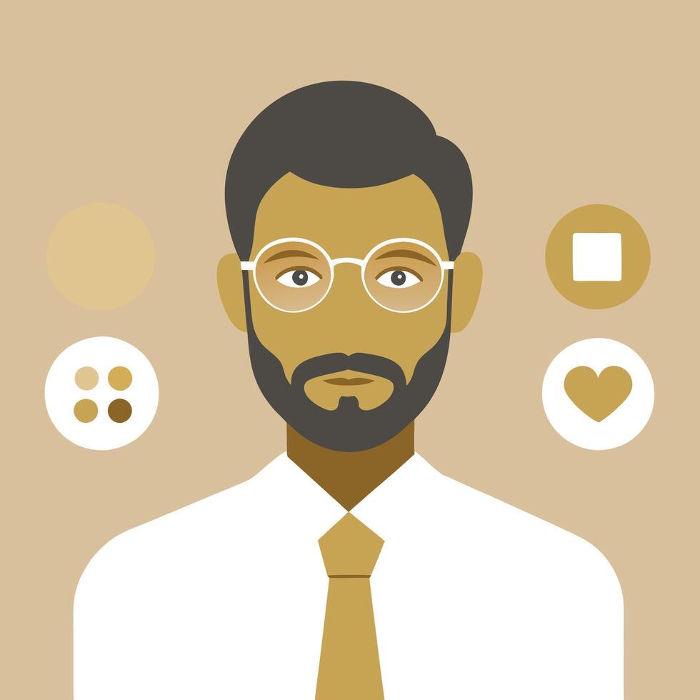 Simple Web UI elements kit graphic vector