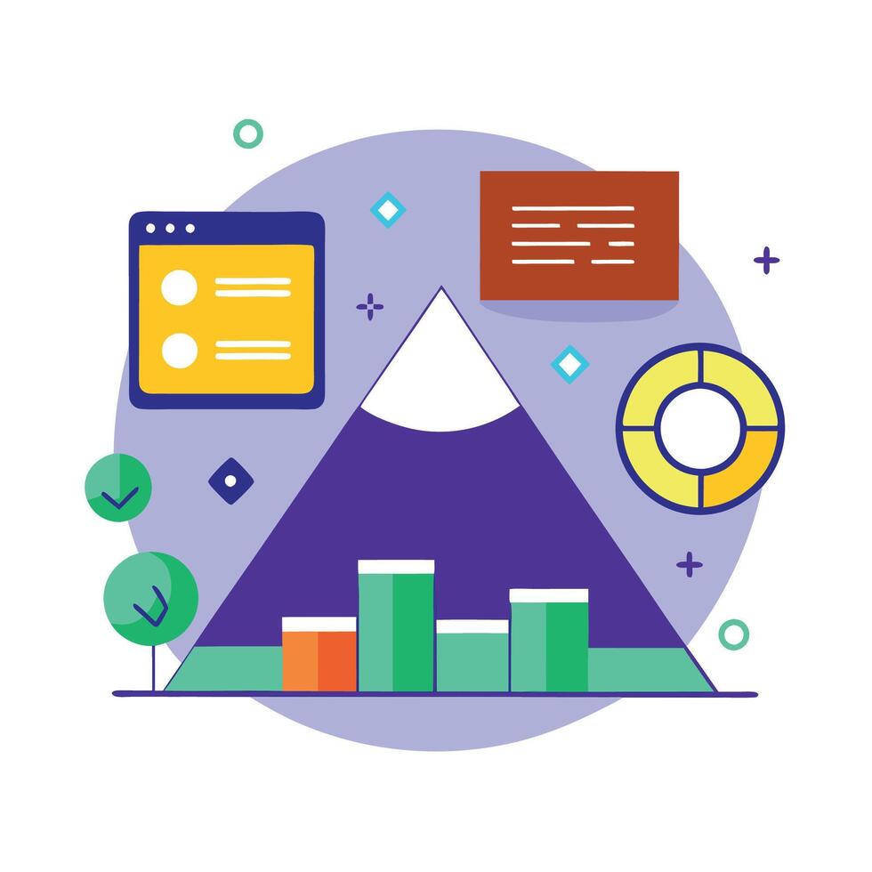 Simple Web UI elements kit graphic vector