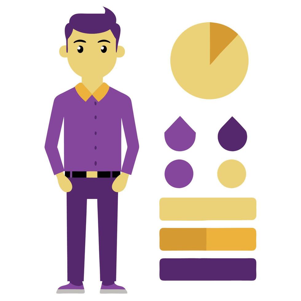 Simple Web UI elements kit graphic vector