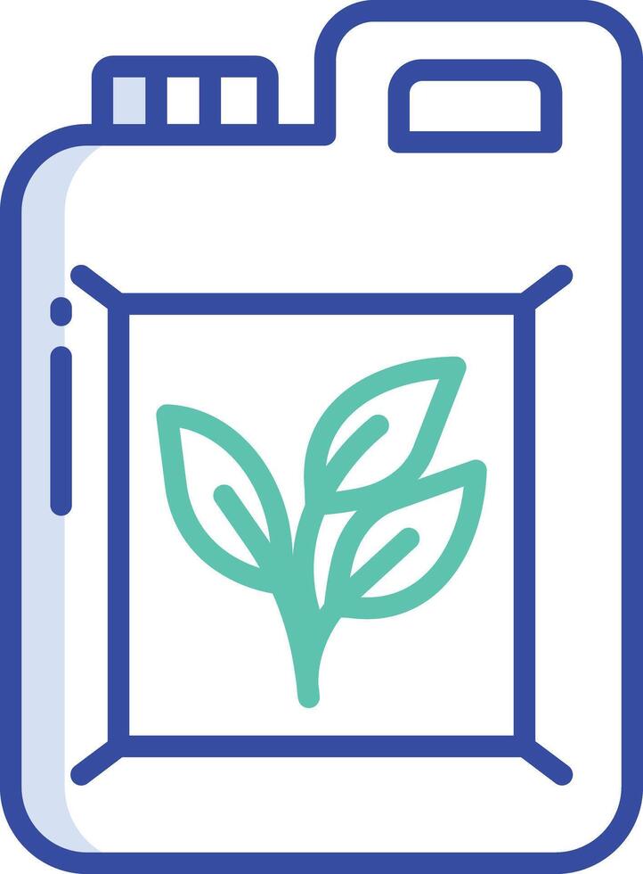 Can outline color illustration vector