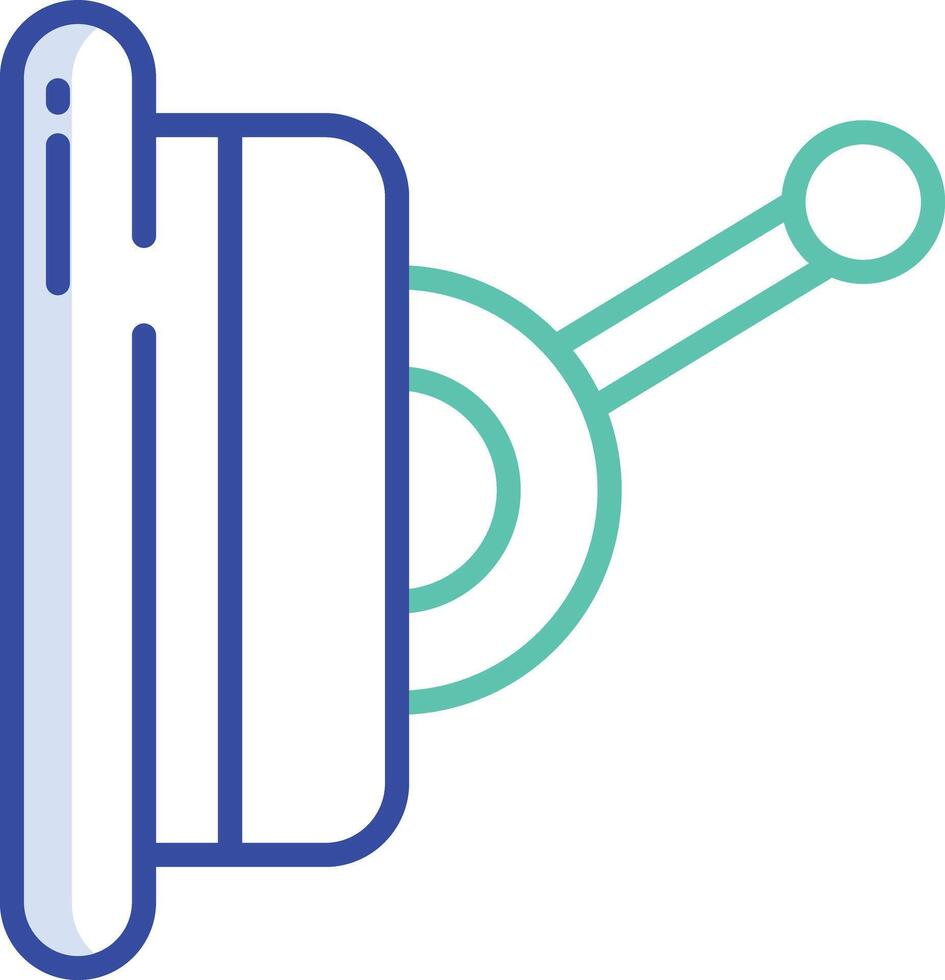 Switch outline color illustration vector