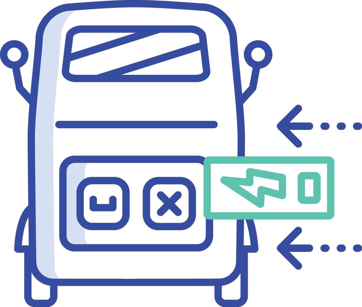Inserting battery outline color illustration vector